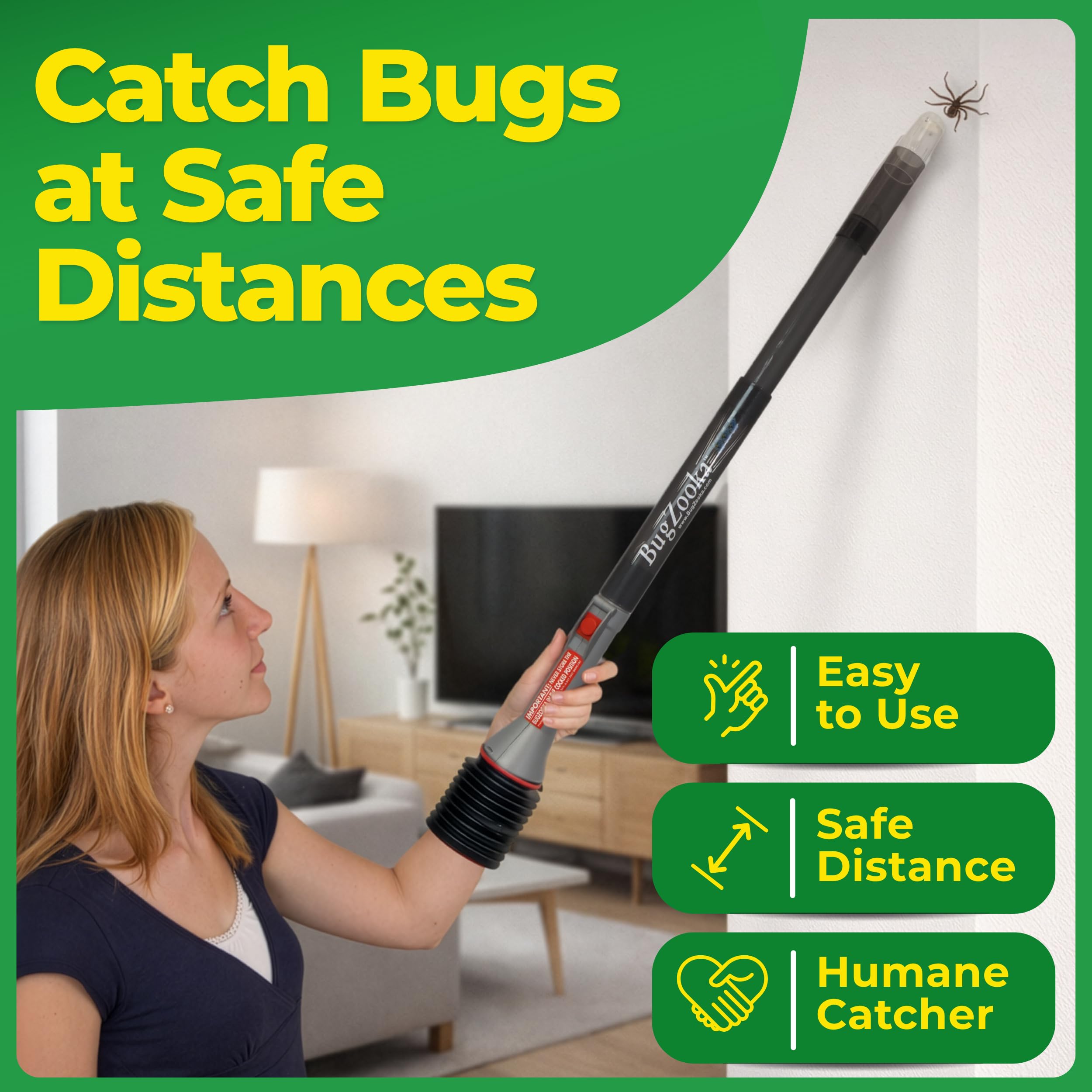 Amazon.com: BugZooka - Bug Vacuum with Long Nozzle - No Batteries